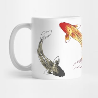 Koi Fish Yin Yang Mug